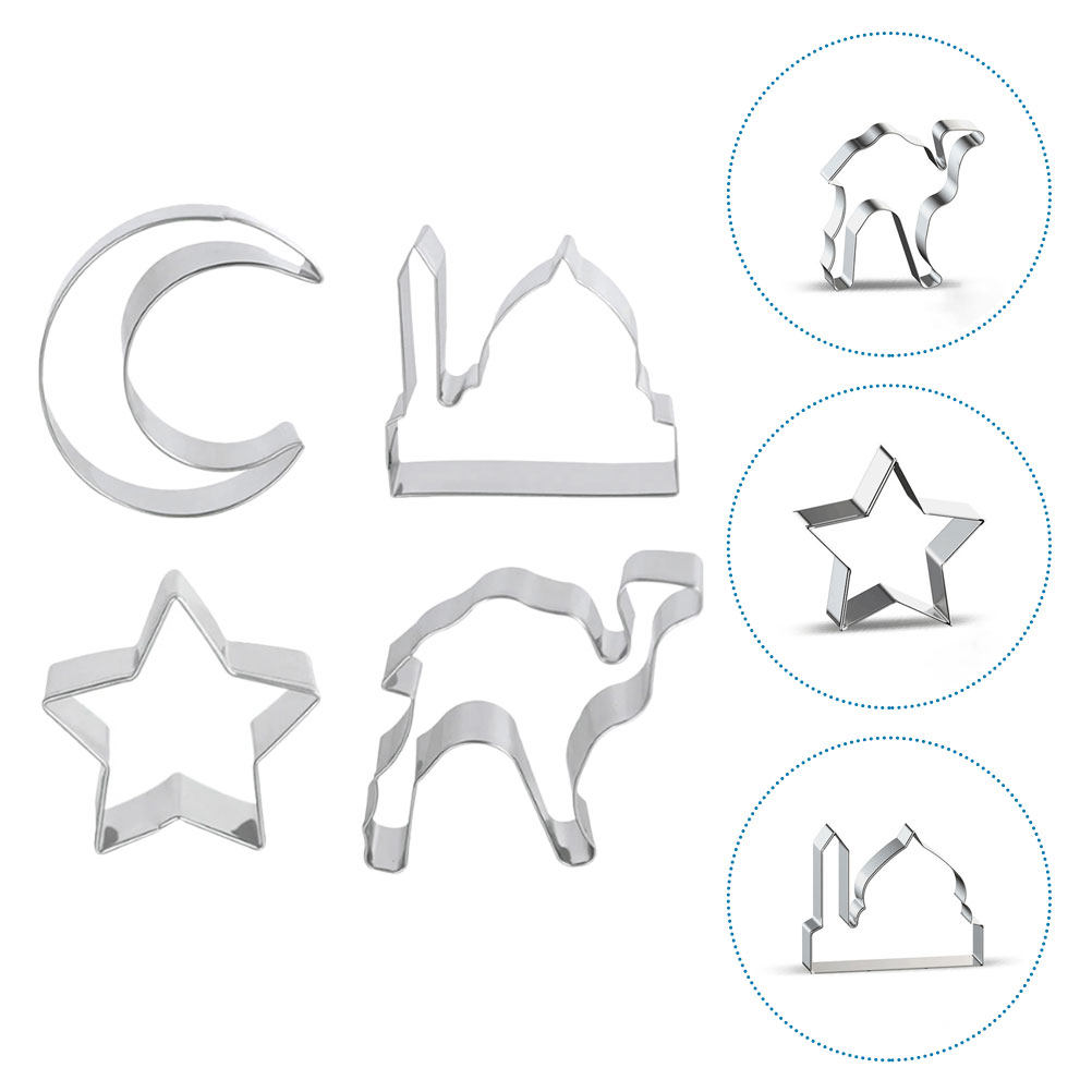 Baking Kitchen Set - 1Set Stainless Steel Biscuit Cutters Cookie