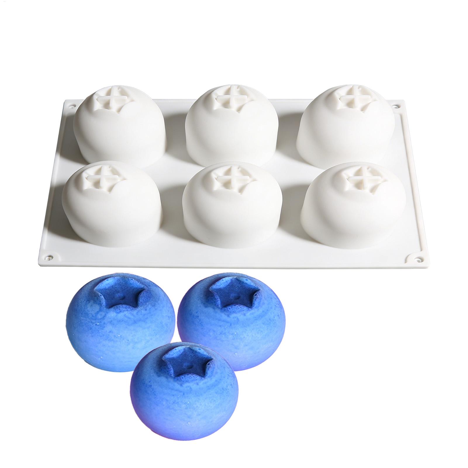 Kitchen Appliances For Baking - 6 Cavity Blueberry Mousse Cake Baking