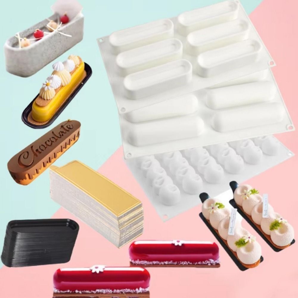Kitchen Appliances For Baking - New Silicone Mousse Cake Mold Long