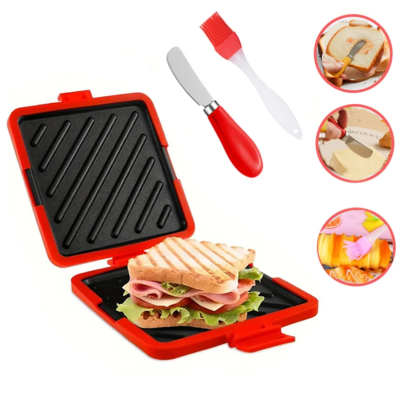 3pack Food Grade Sandwich Toas - огляд і ціна Baking Kitchen Set
