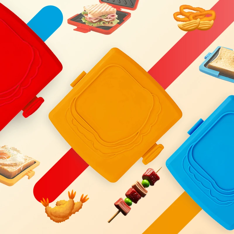 3pack Food Grade Sandwich Toas - огляд і ціна Baking Kitchen Set