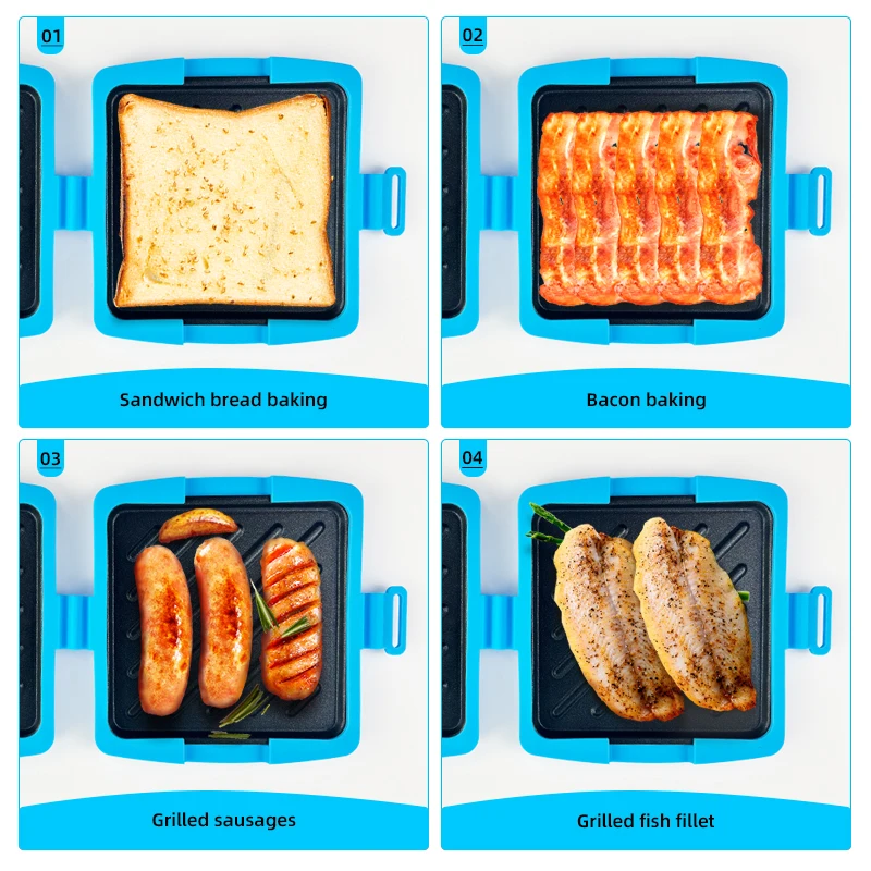 3pack Food Grade Sandwich Toas - огляд і ціна Baking Kitchen Set