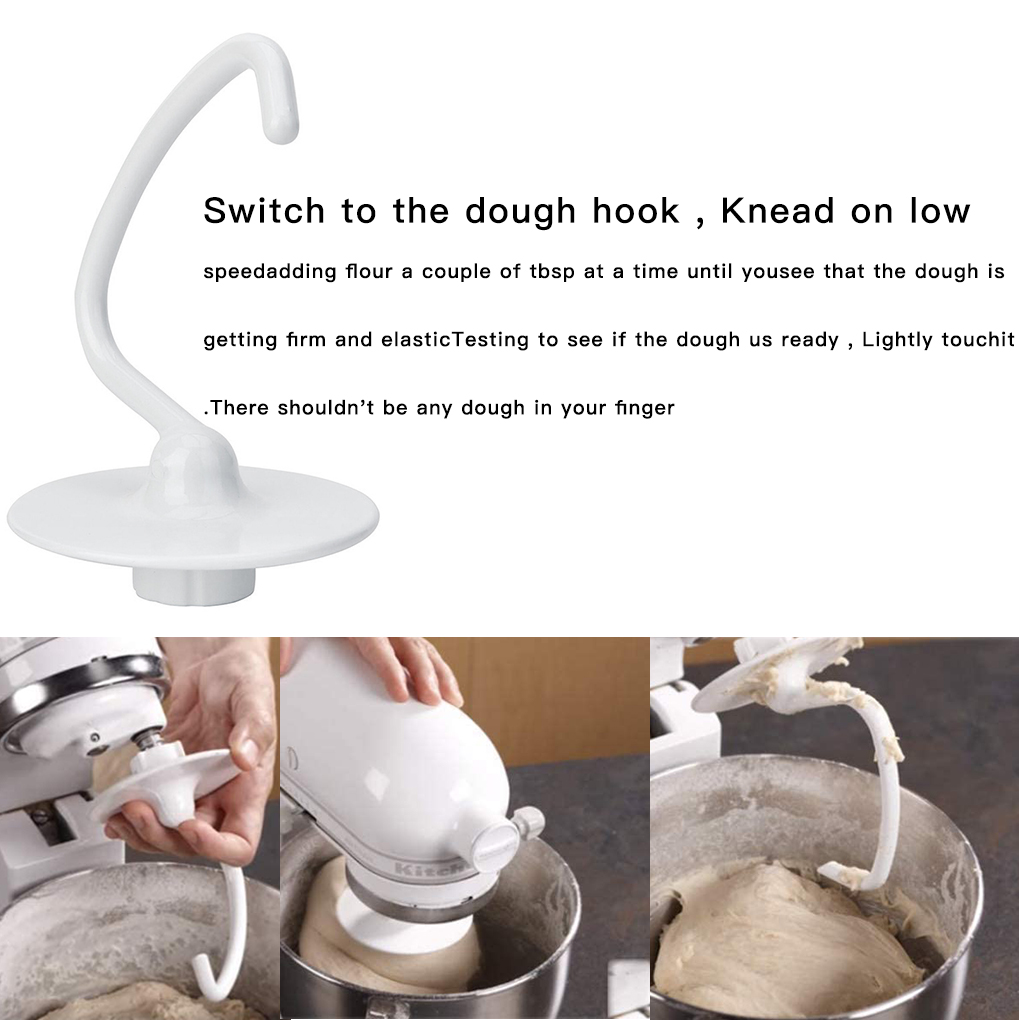 K45DH C-shaped Bread Dough Hoo - огляд і ціна Kitchen Aid Baking Bread