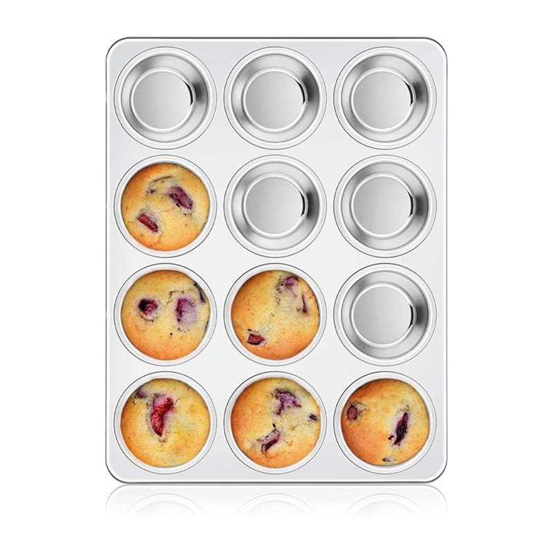 ABGH-Muffin Pan, Stainless Ste - огляд і ціна Muffin Tin Nonstick