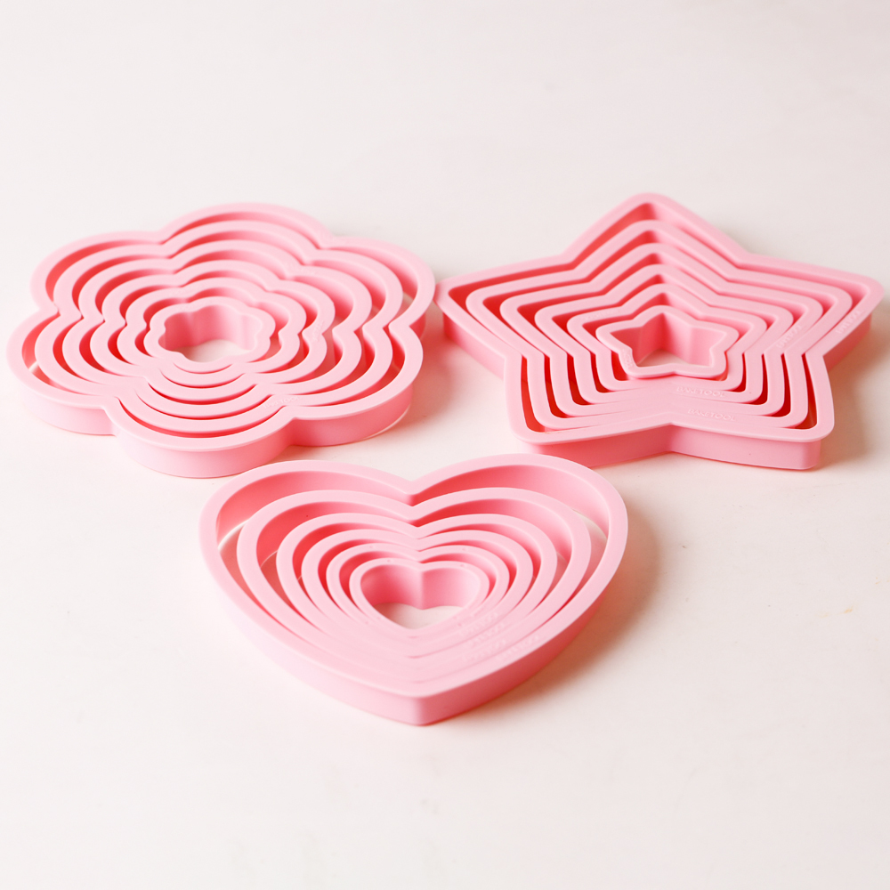 1set/3sets Pink Heart Star Flo - огляд і ціна Baking Kitchen Set