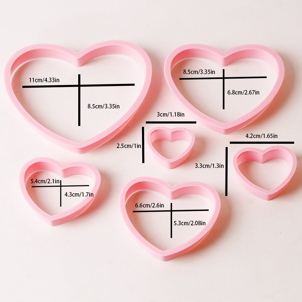 1set/3sets Pink Heart Star Flo - огляд і ціна Baking Kitchen Set