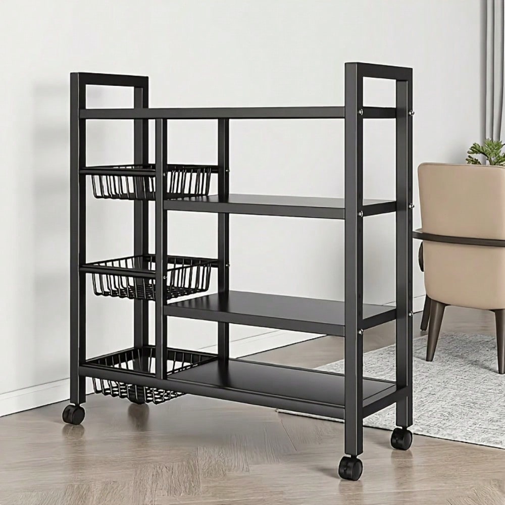 Movable Kitchen Storage Rack W - огляд і ціна Kitchen Baking Pantry