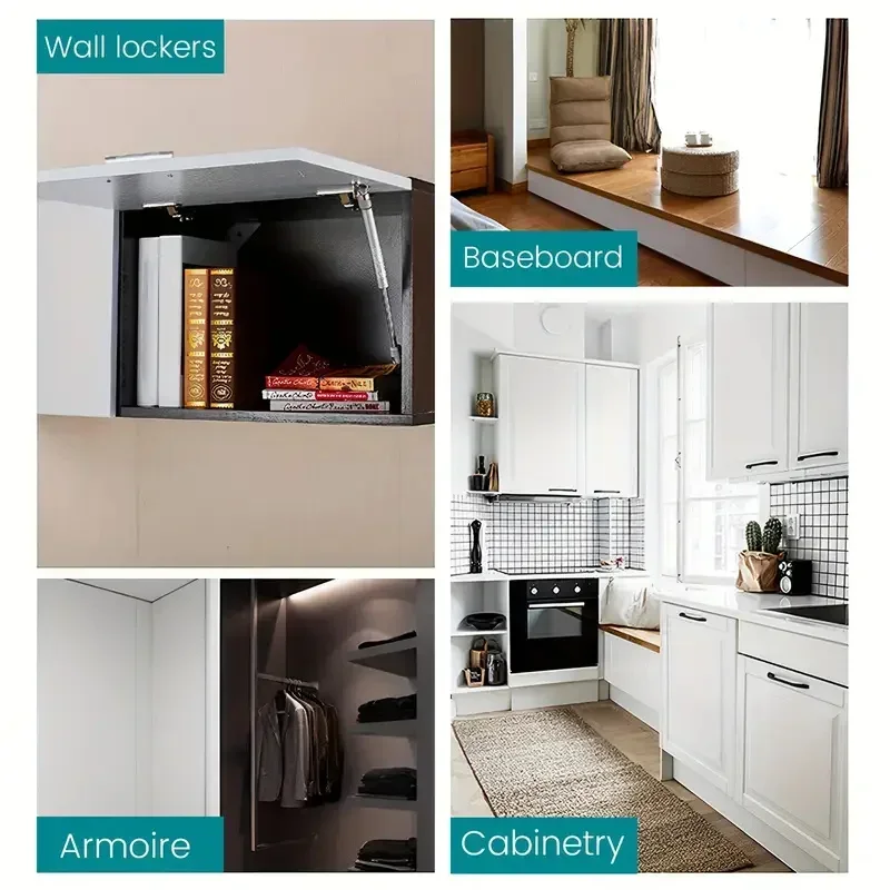 4/2PCS 8kg 10kg 12kg Gas Sprin - огляд і ціна Kitchen Baking Cabinet