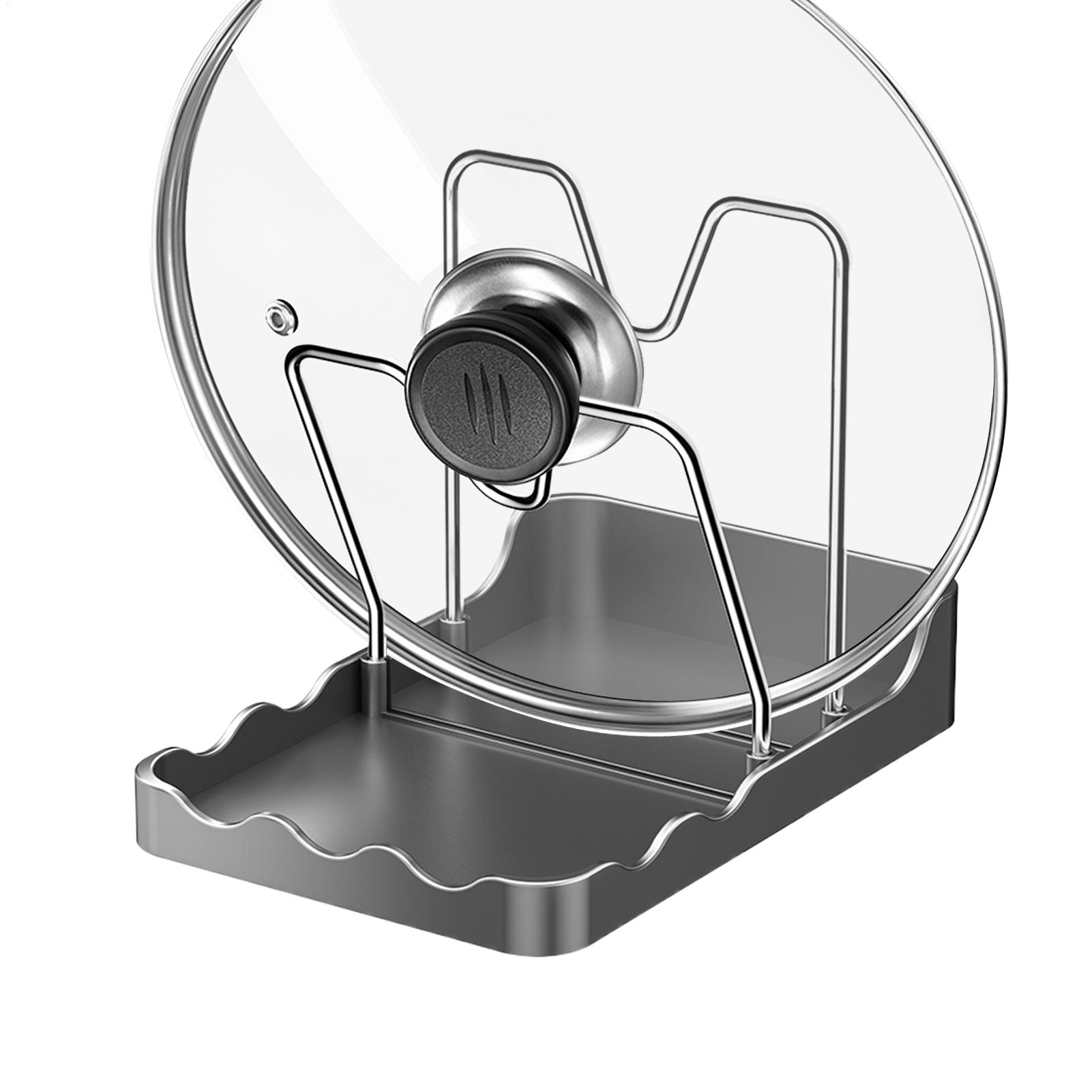Pot Lid Holder Vertical Spoon  - огляд і ціна Kitchen Baking Pantry