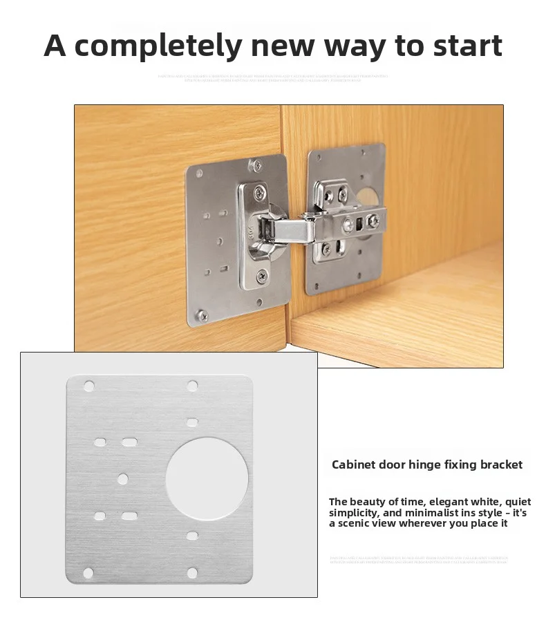 Cabinet Hinge Repair Plate Kit - огляд і ціна Kitchen Baking Cabinet