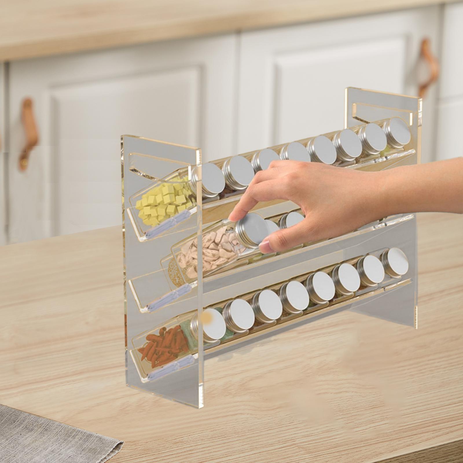 Acrylic Spice Rack Perfume Org - огляд і ціна Kitchen Baking Pantry