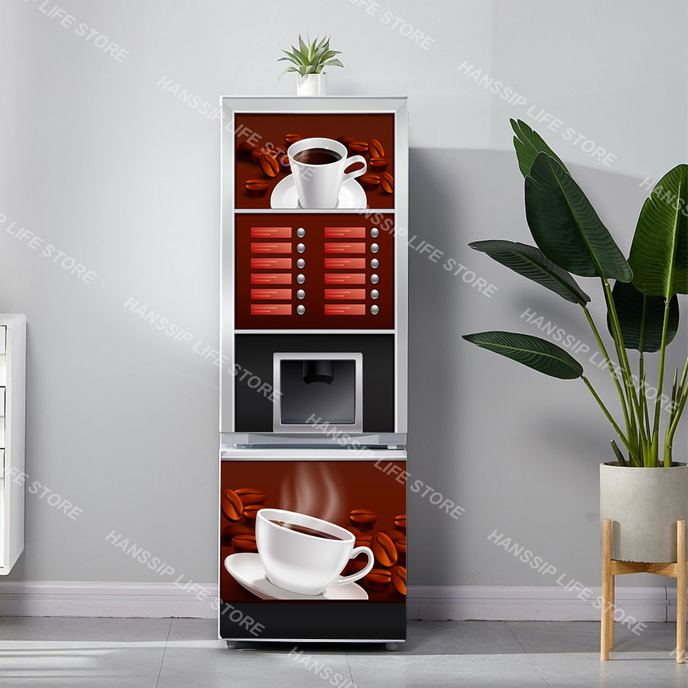 Retro Phone Booth Printed Refr - огляд і ціна Kitchen Baking Cabinet