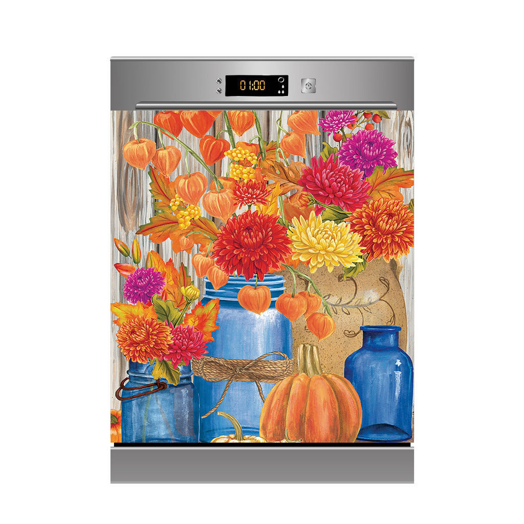 Potted Flower Sticker For Dish - огляд і ціна Kitchen Baking Cabinet