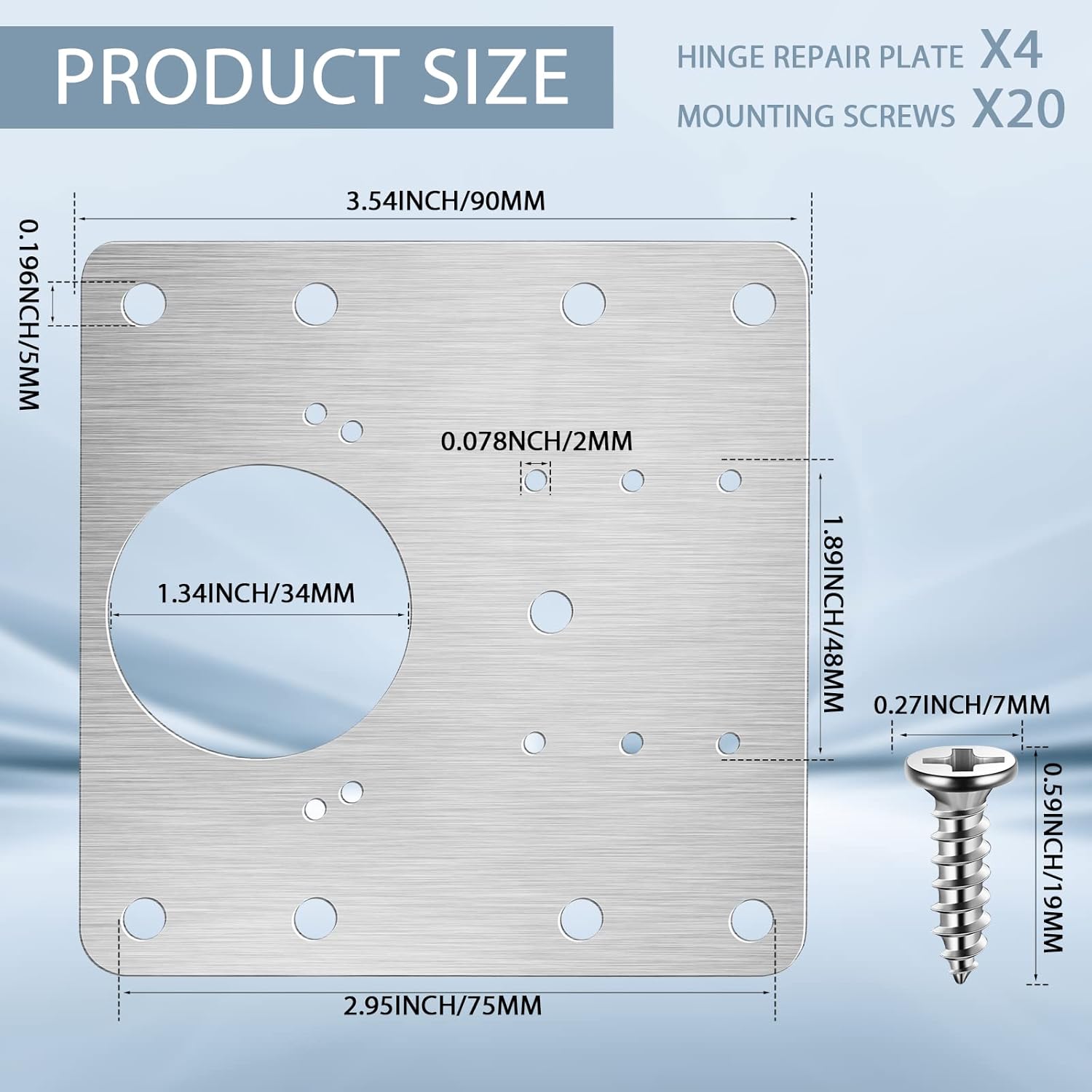 Cabinet Hinge Repair Plate Kit - огляд і ціна Kitchen Baking Cabinet