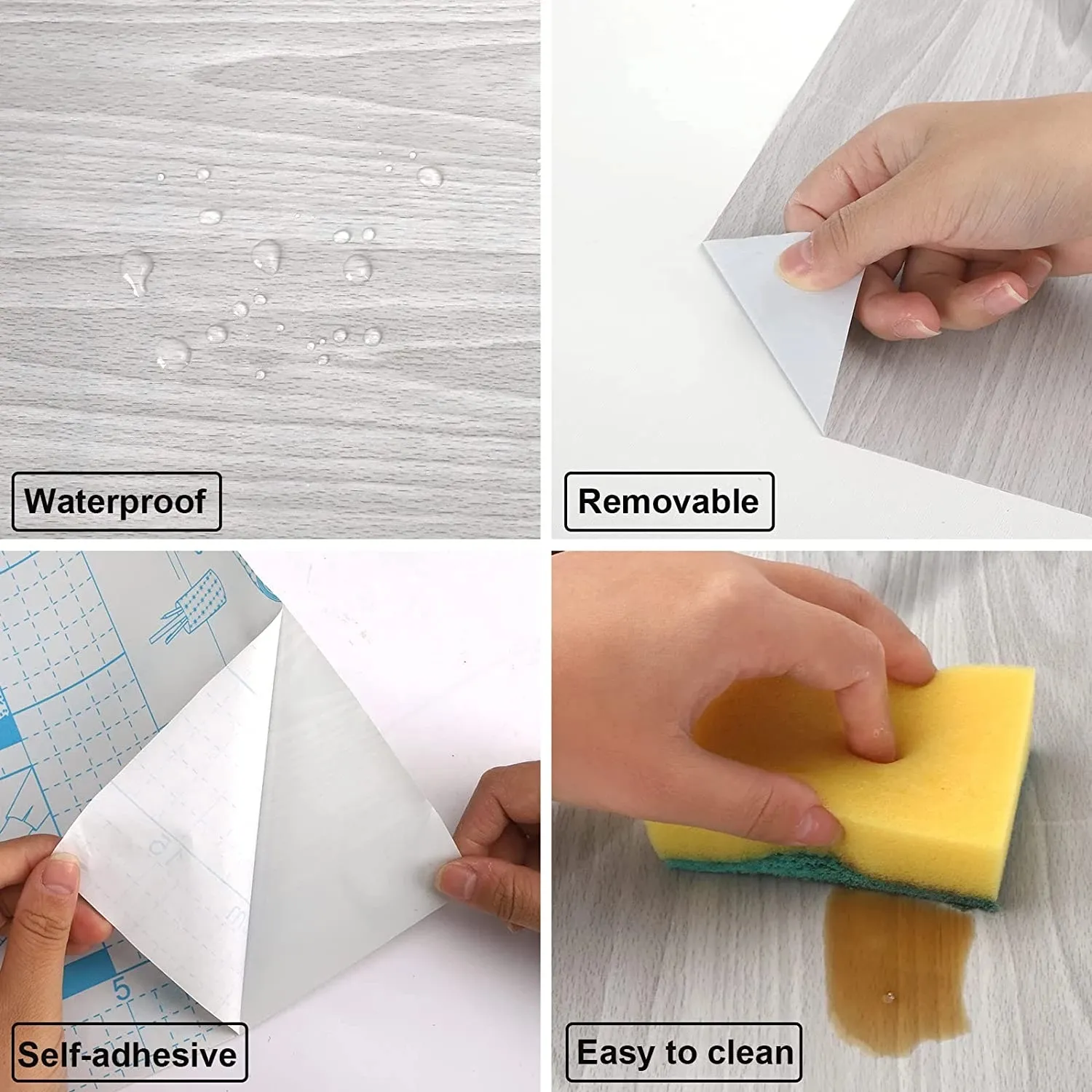 Self Adhesive Wallpaper Wood V - огляд і ціна Kitchen Baking Cabinet