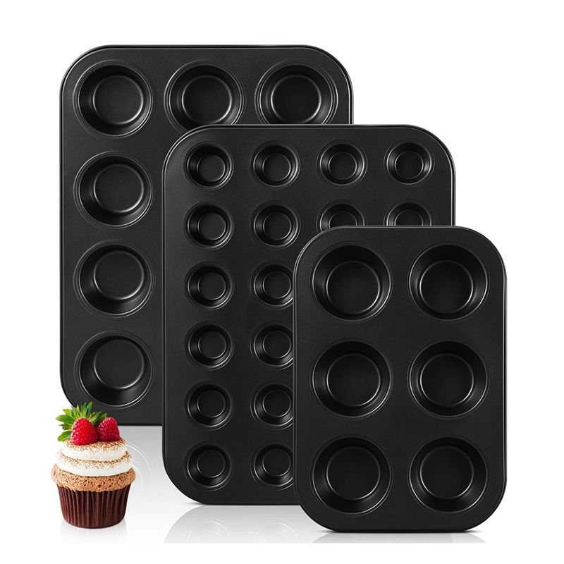 Must Have 3 Pack Nonstick Muff - огляд і ціна Muffin Tin Nonstick