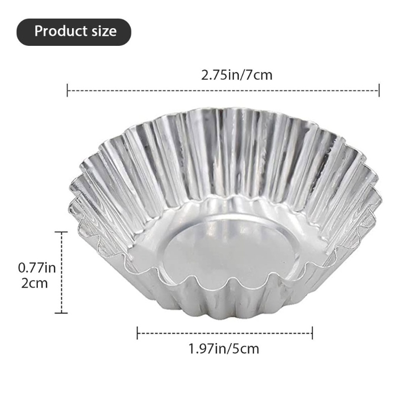 30Pcs Egg Tart Molds Mini Alum - огляд і ціна Muffin Tin Nonstick