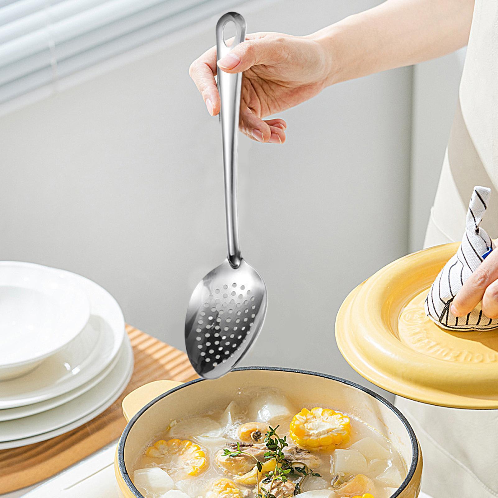 New Metal Slotted Spoon Stainl - огляд і ціна Offset Spatula Set