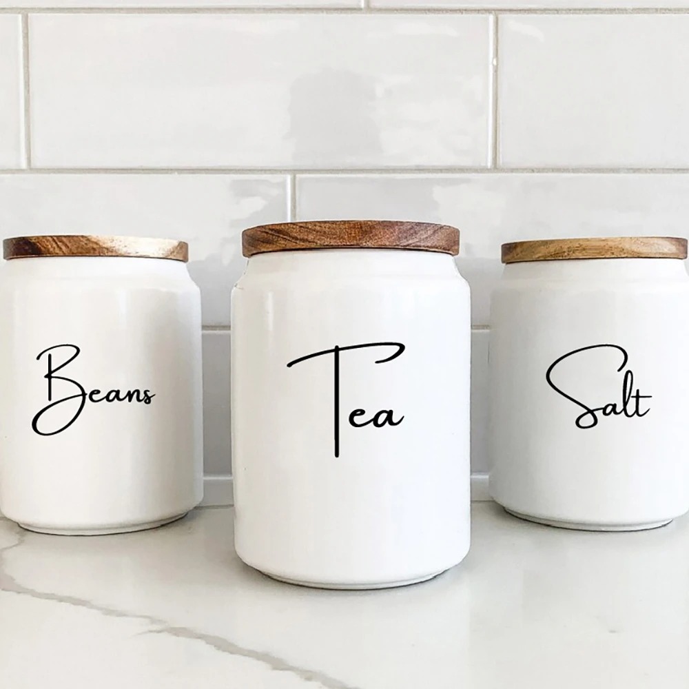 Kitchen Organization Canister  - огляд і ціна Kitchen.Baking Labels