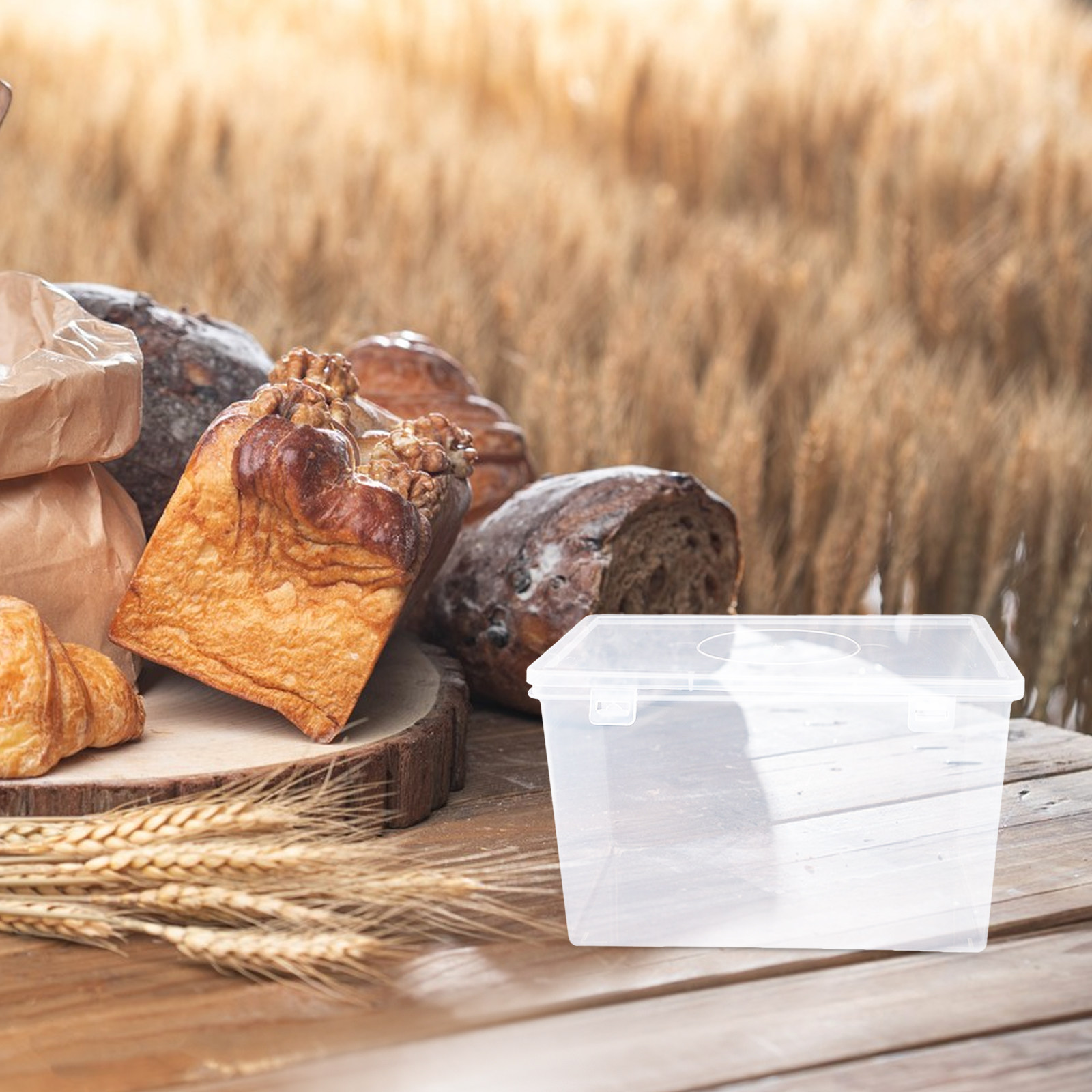 Clear Airtight Bread Box for K - огляд і ціна Kitchen Baking Pantry
