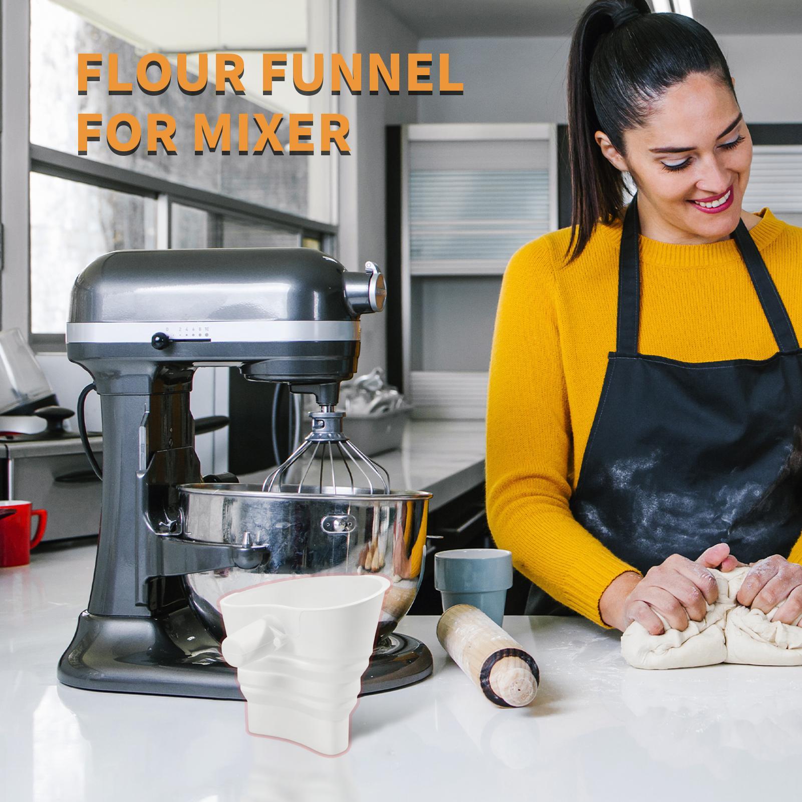 Flour Mixer Funnel Dough Bakin - огляд і ціна Kitchen Aid Baking Bread