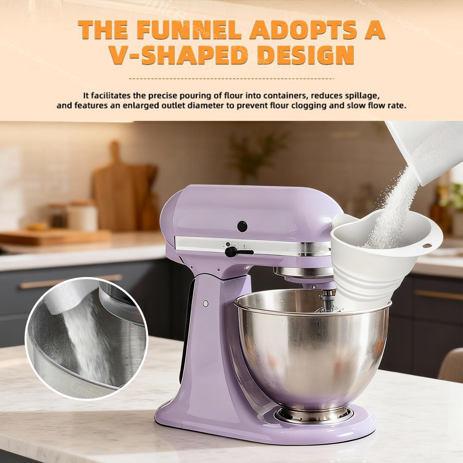 Flour Mixer Funnel Dough Bakin - огляд і ціна Kitchen Aid Baking Bread