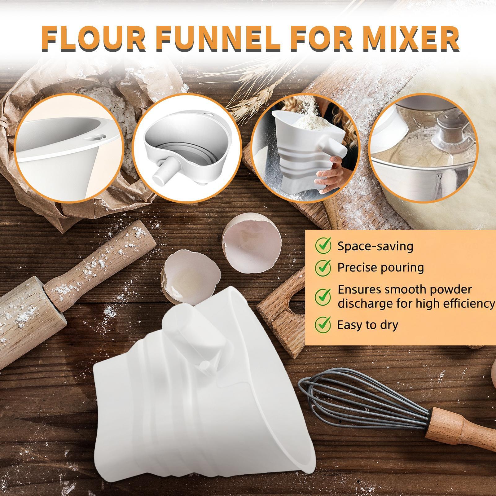 Flour Mixer Funnel Dough Bakin - огляд і ціна Kitchen Aid Baking Bread