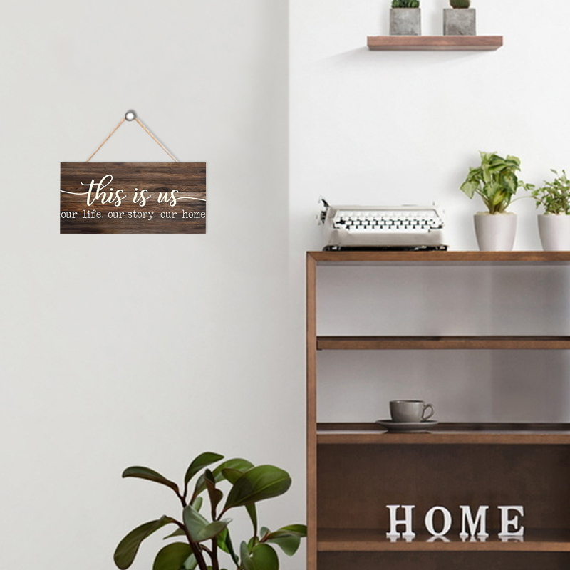 Rustic This is us Wall Hanging - огляд і ціна Kitchen Baking Cabinet