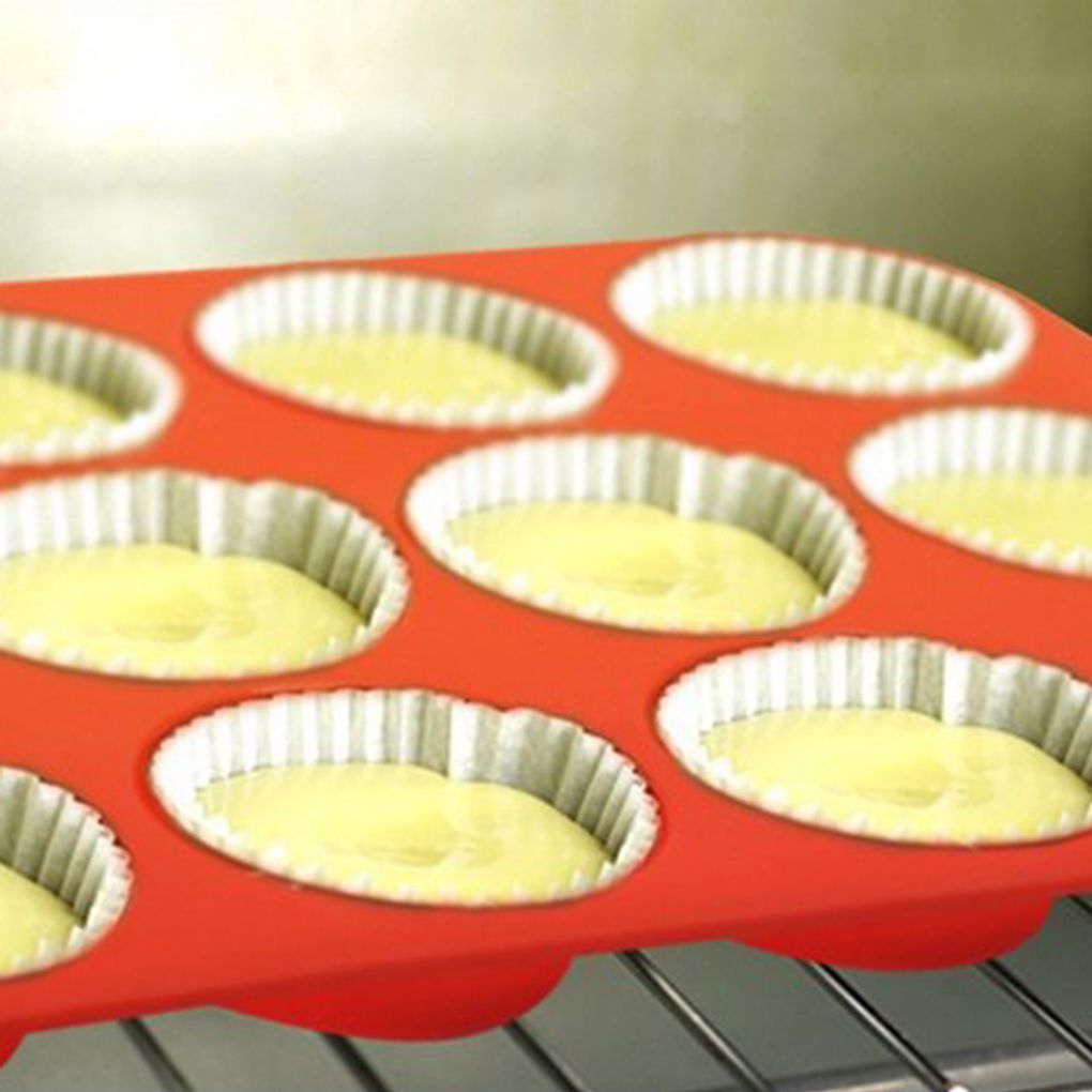 12 Cups Nonstick Bakeware Muff - огляд і ціна Muffin Tin Nonstick