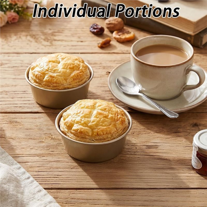ABLN-Mini Pie Pans 8-Pack, 4-I - огляд і ціна Muffin Tin Nonstick