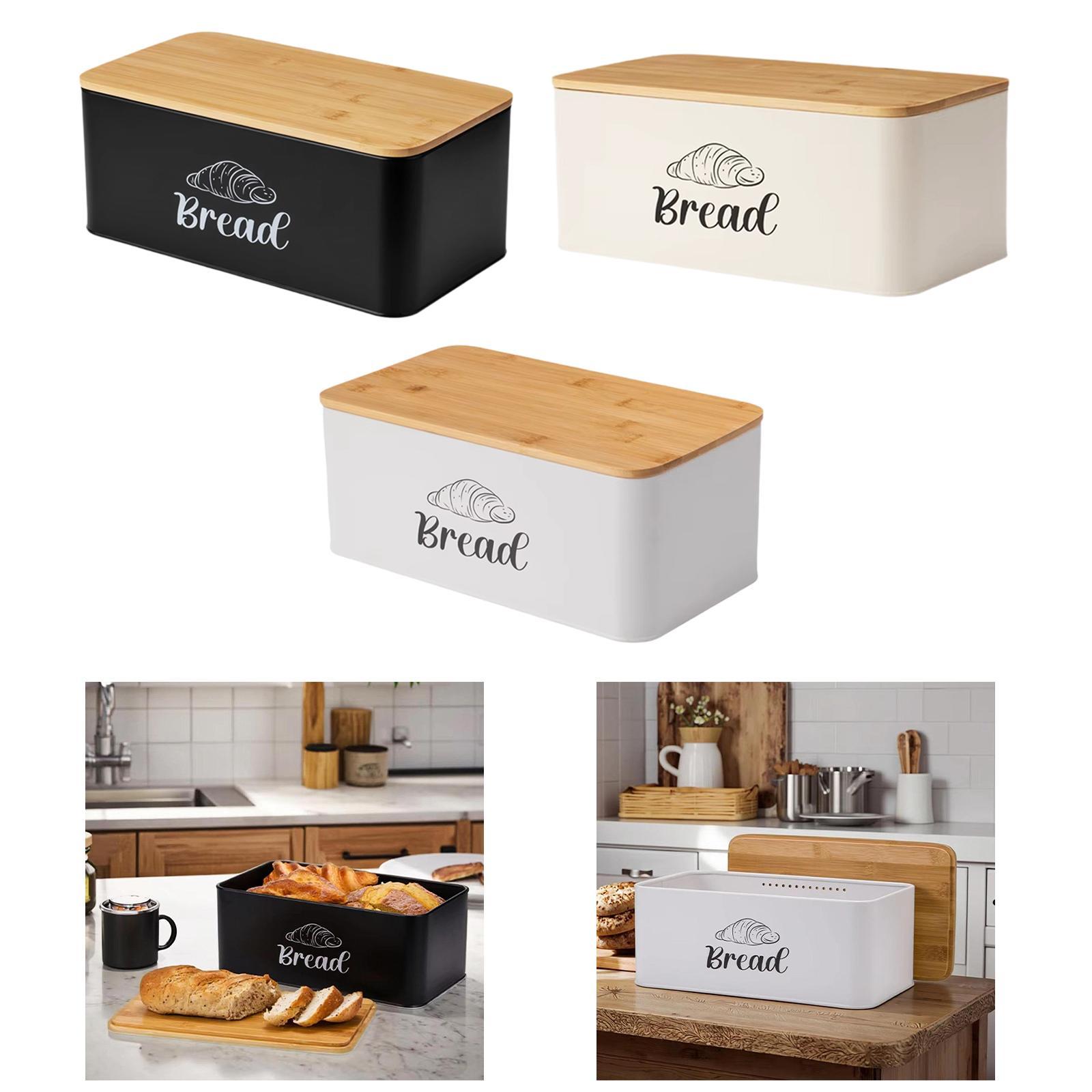 Bread Box for Kitchen Countert - огляд і ціна Kitchen Baking Pantry