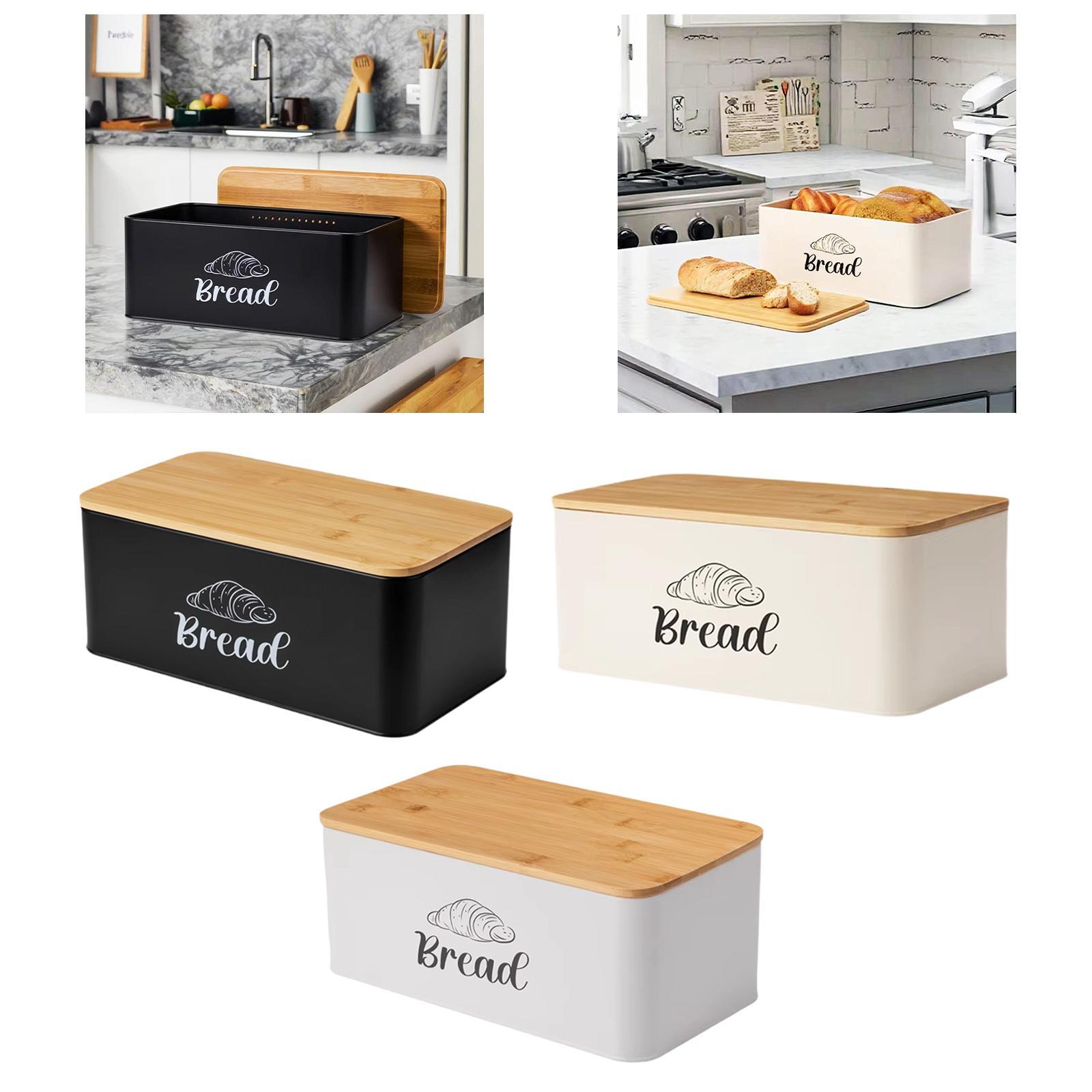 Bread Box for Kitchen Countert - огляд і ціна Kitchen Baking Pantry