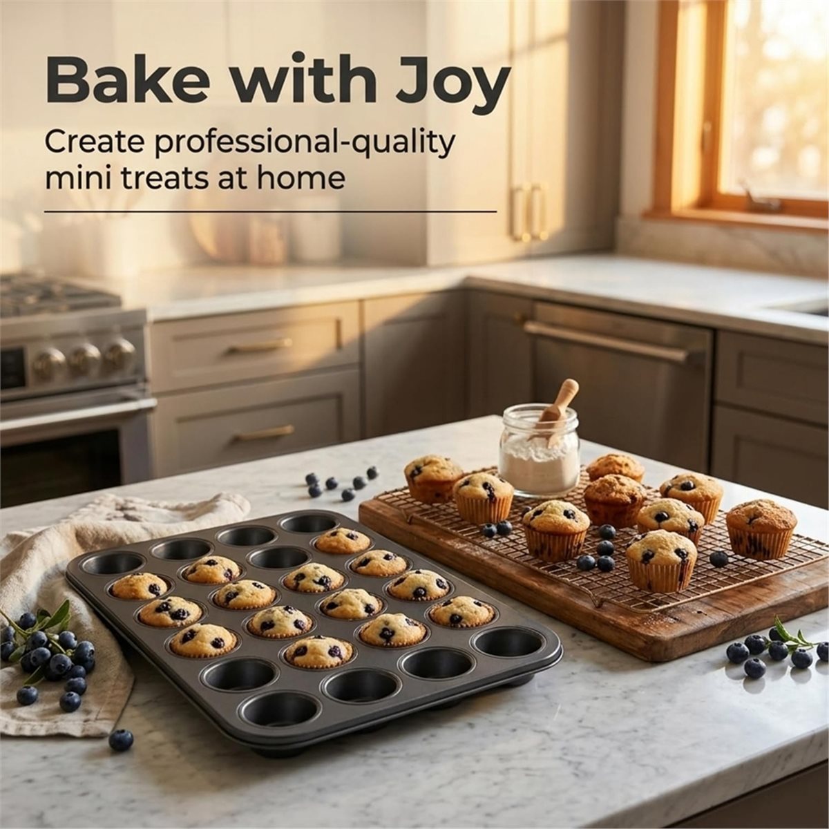 Mini Muffin Pan with Cupcake L - огляд і ціна Muffin Tin Nonstick