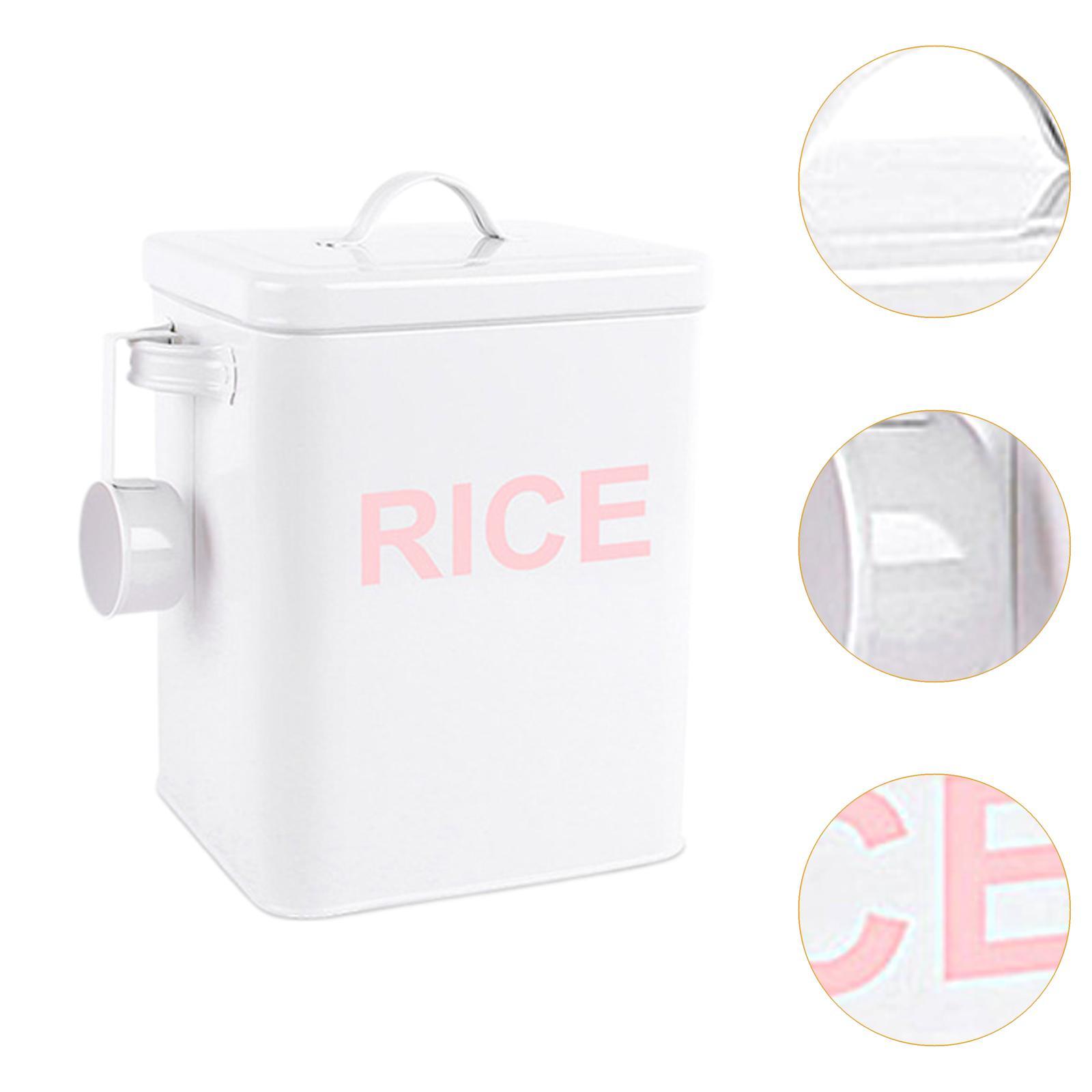 Sealed Metal Rice Storage Box  - огляд і ціна Kitchen Baking Pantry