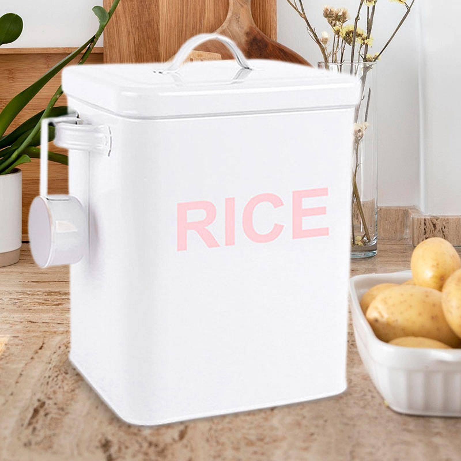 Sealed Metal Rice Storage Box  - огляд і ціна Kitchen Baking Pantry