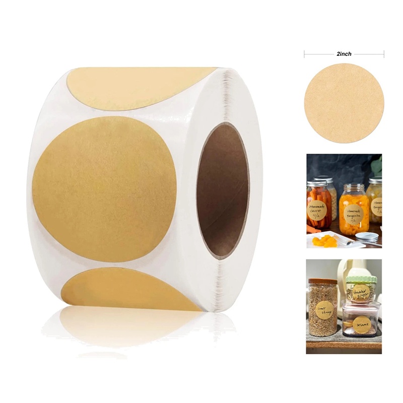 1Roll Stickers Round Blank Sel - огляд і ціна Kitchen.Baking Labels