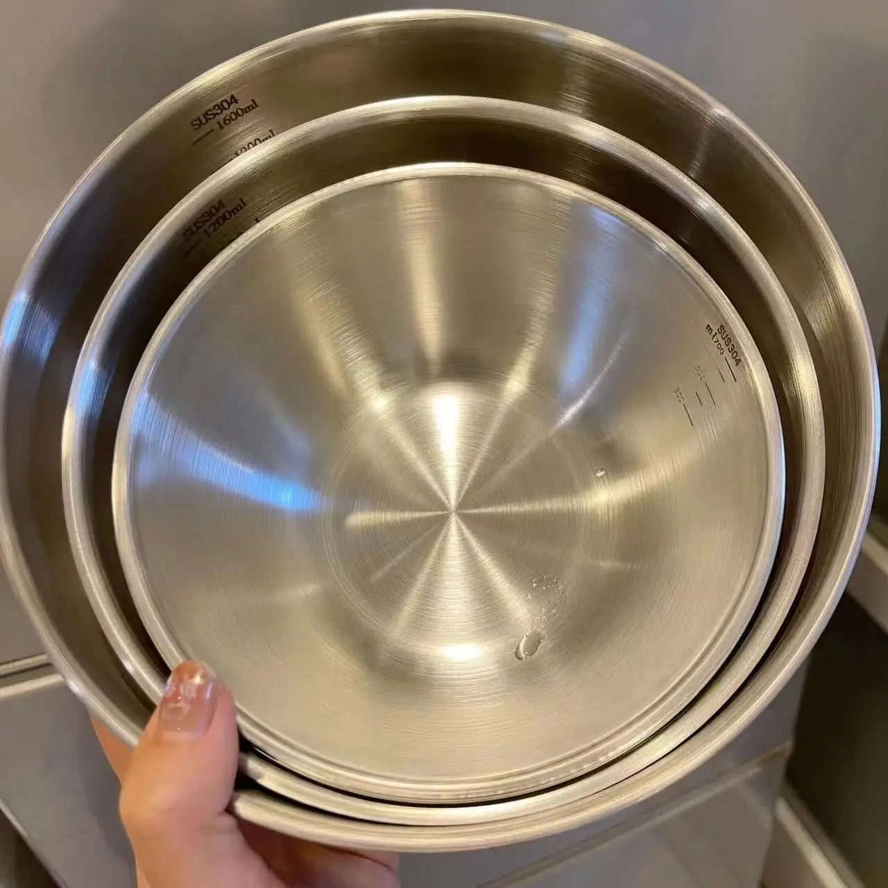 1-3 Stainless Steel Bowl Set w - огляд і ціна Baking Kitchen Set