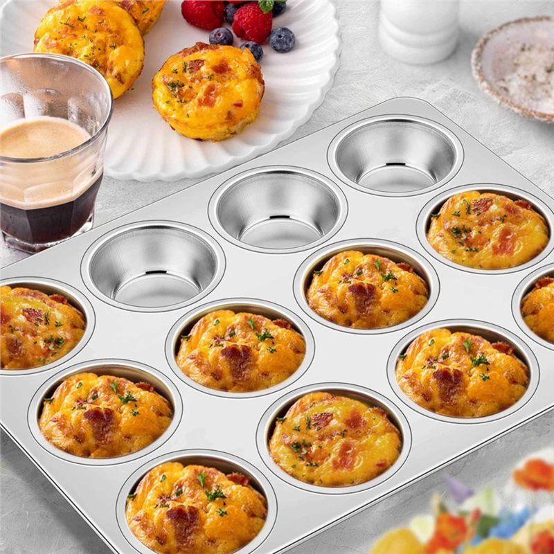 ABAE-Muffin Pan, Stainless Ste - огляд і ціна Muffin Tin Nonstick
