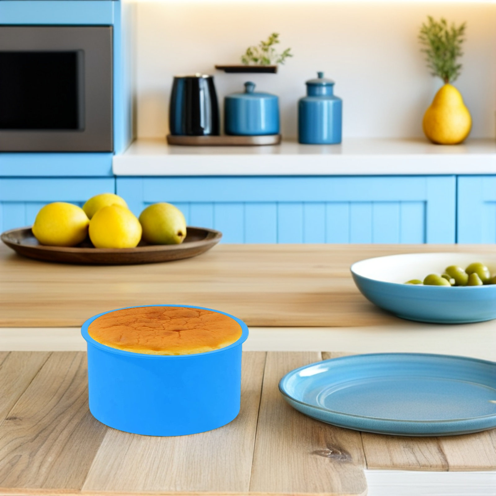 4Pcs Silicone Cake Mold Non-St - огляд і ціна Muffin Tin Nonstick