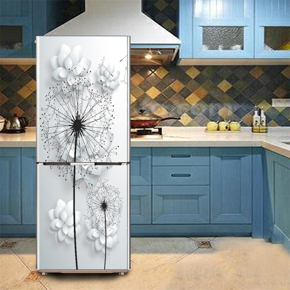3d Sticker Refrigerator Waterp - огляд і ціна Kitchen Baking Cabinet