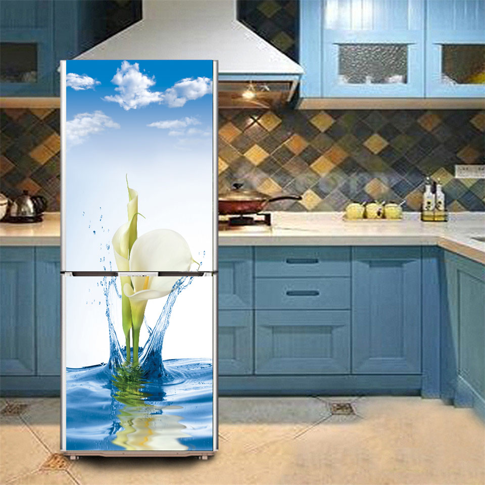 3d Sticker Refrigerator Waterp - огляд і ціна Kitchen Baking Cabinet