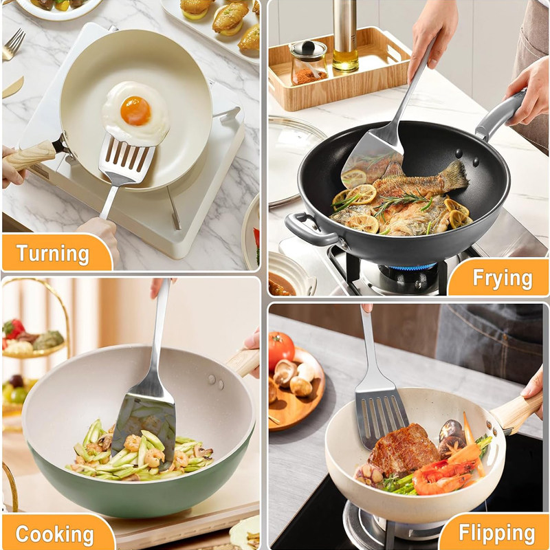 2Pcs Stainless Steel Spatulas  - огляд і ціна Offset Spatula Set