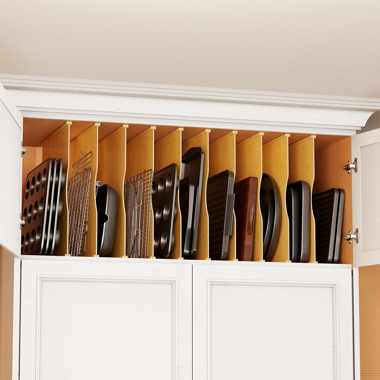 10 Pack Bamboo Tray Dividers f - огляд і ціна Kitchen Baking Pantry
